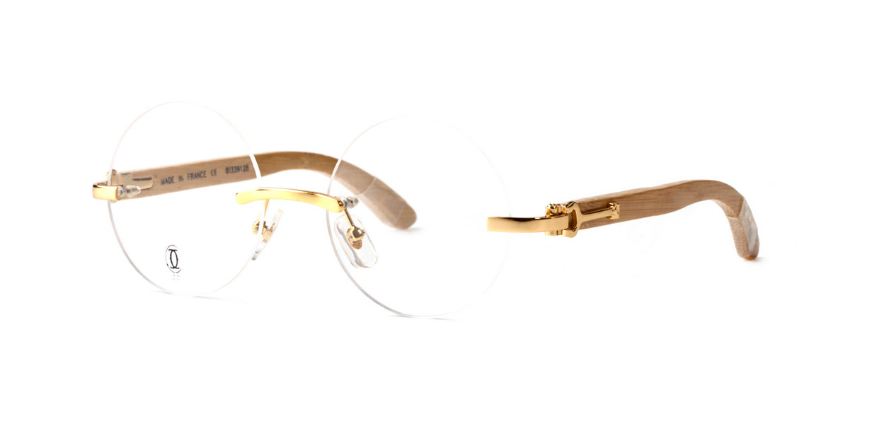 Wholesale Cartier Round Glasses Frame For Sale-606