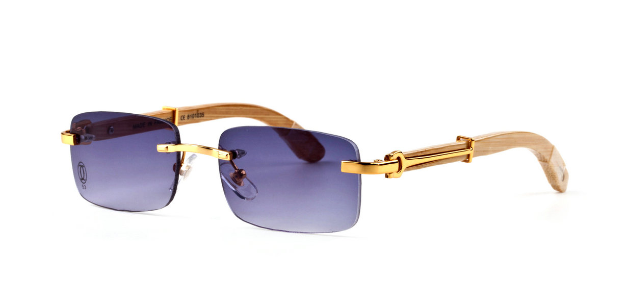 Wholesale Replica Cartier Bamboo Frame Glasses For Cheap Sale-648