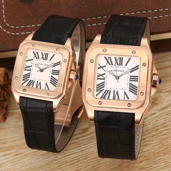 Wholesale Luxury Cartier Couple Watches for Cheap-369