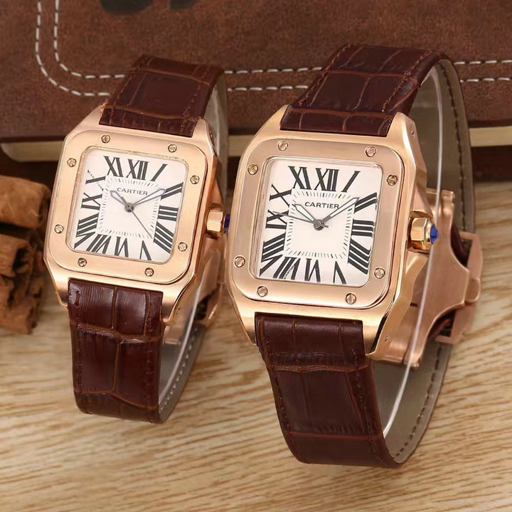 Wholesale Fashion Cartier Couple Watches for Cheap-370