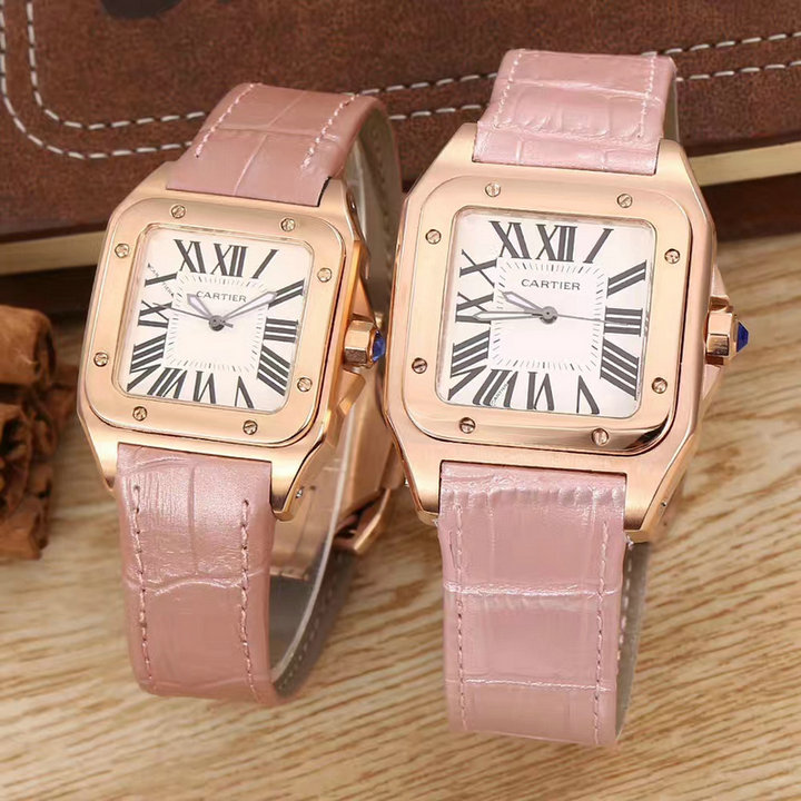 Wholesale Luxury Cartier Couple Watches for Cheap-372