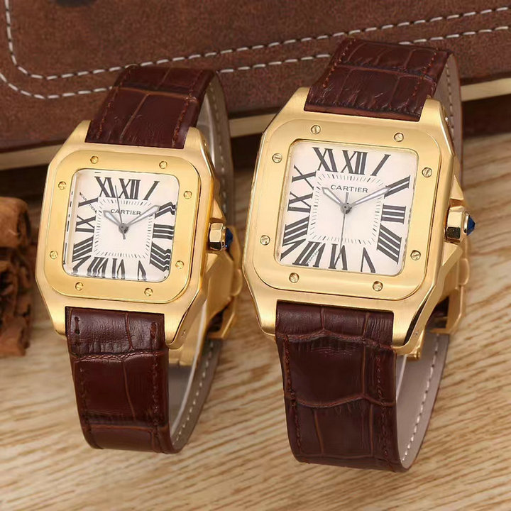 Wholesale Luxury Cartier Couple Watches for Cheap-377