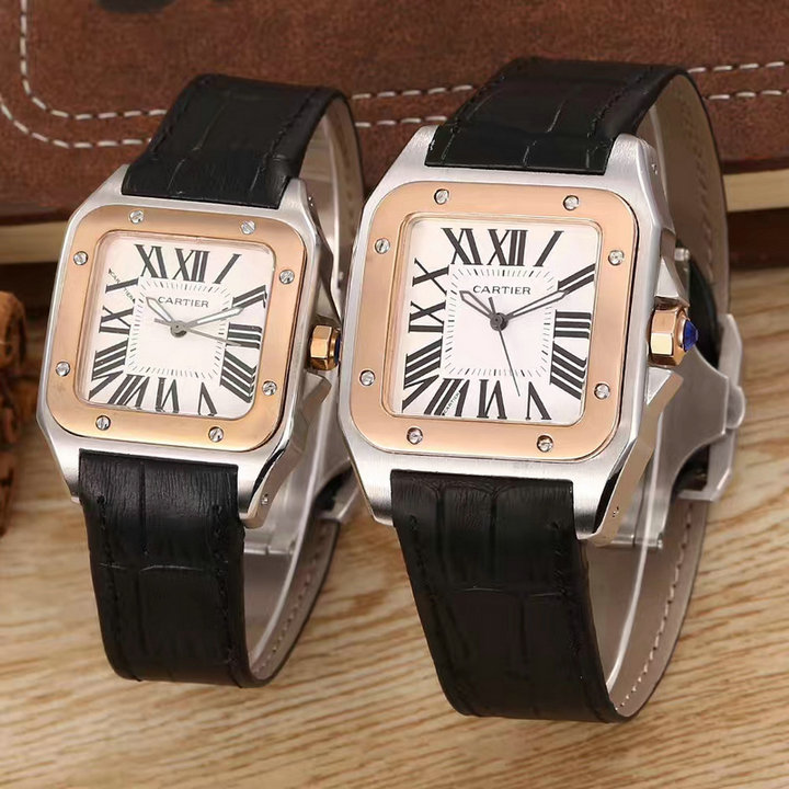 Wholesale Luxury Cartier Couple Watches for Cheap-380