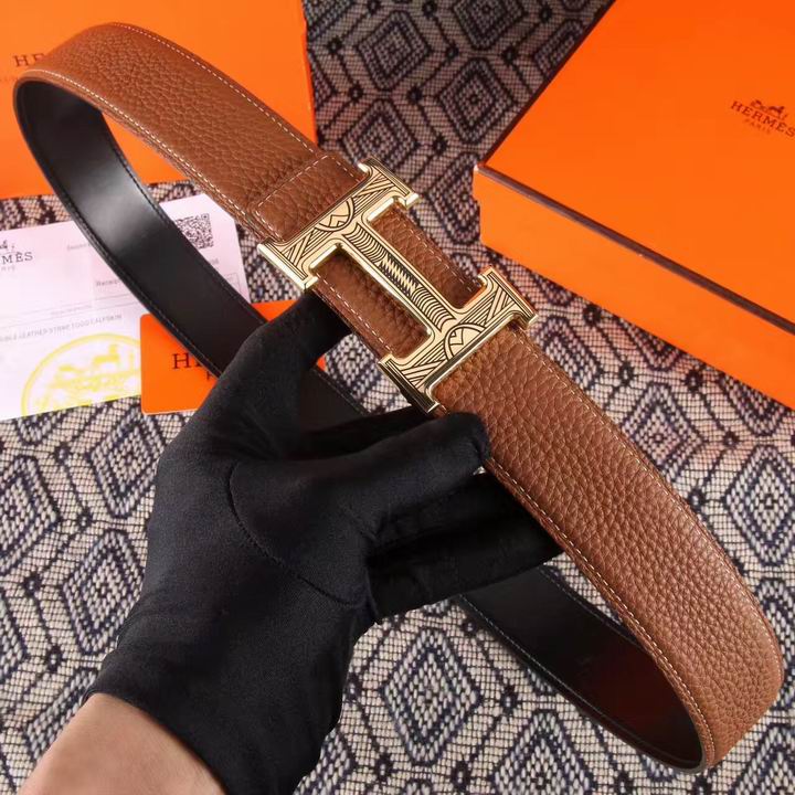 Wholesale 1:1 Hermes Leather Belt Replica-668