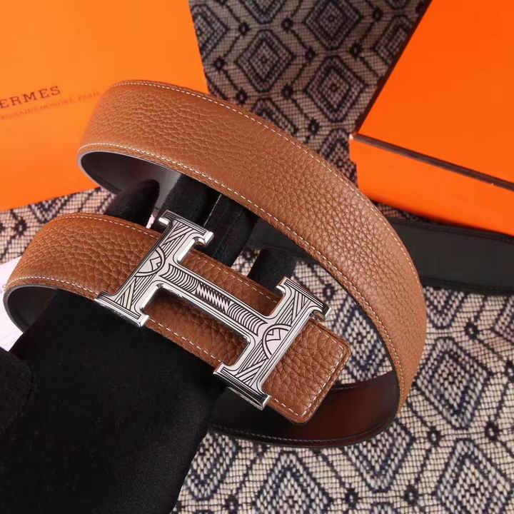 Wholesale 1:1 Hermes Leather Belt Replica-669