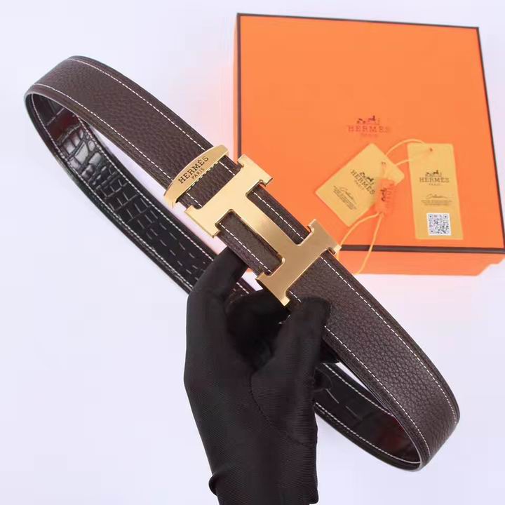 Wholesale 1:1 Hermes Leather Belt Replica-697