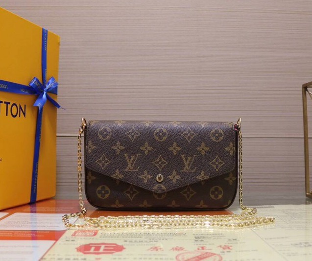 Wholesale Cheap Louis Vuitton Pochette Felicie Monogram Canvas bags M61276-299