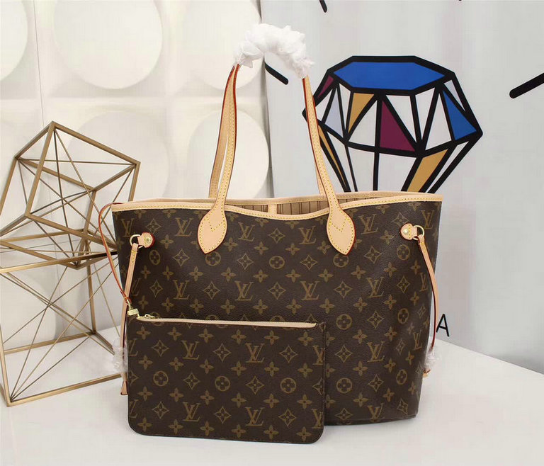Wholesale Cheap Louis Vuitton Neverfull Mm Monogram Canvas Handbags M40995-302