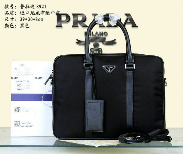 Wholesale Prada Briefcases Mens Bags-010