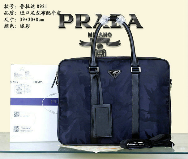 Wholesale Prada Briefcases Mens Bags-011