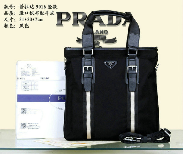Wholesale Prada Briefcases Mens Bags-012