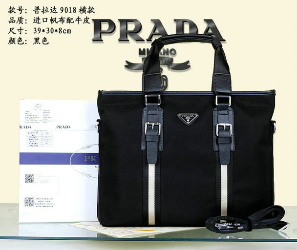 Wholesale Prada Briefcases Mens Bags-013