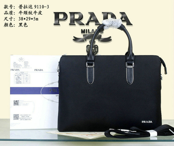 Wholesale Prada Briefcases Mens Bags-014