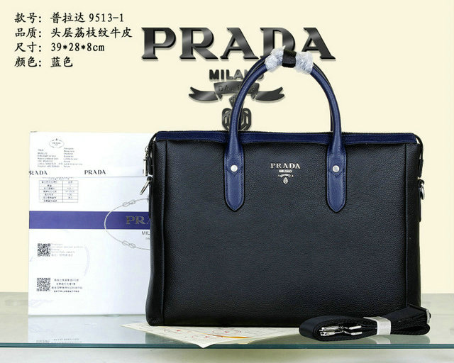 Wholesale Prada Briefcases Mens Bags-021