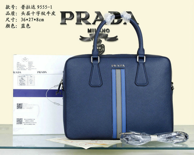 Wholesale Prada Briefcases Mens Bags-024