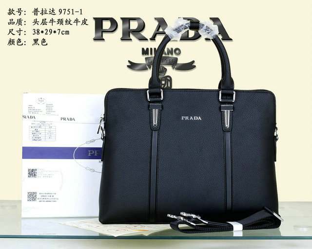 Wholesale Prada Briefcases Mens Bags-030