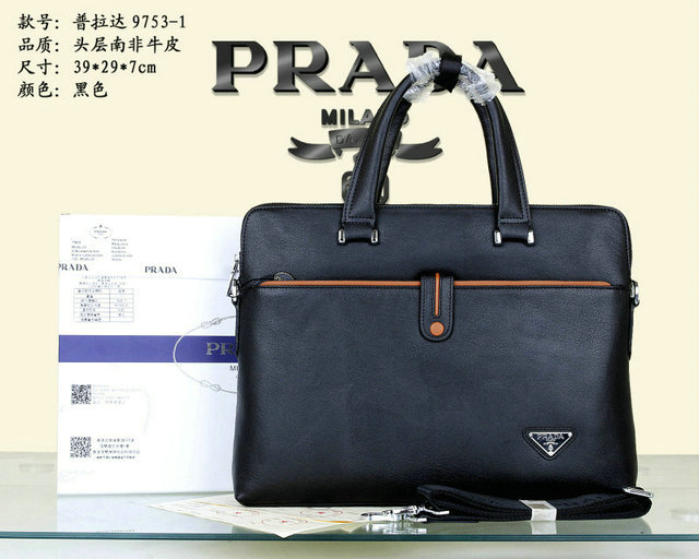 Wholesale Prada Briefcases Mens Bags-031