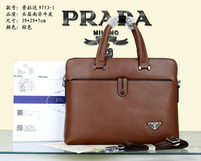 Wholesale Prada Briefcases Mens Bags-032