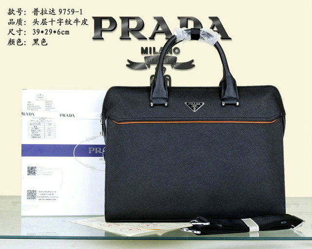 Wholesale Prada Briefcases Mens Bags-033