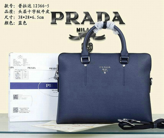 Wholesale Prada Briefcases Mens Bags-037