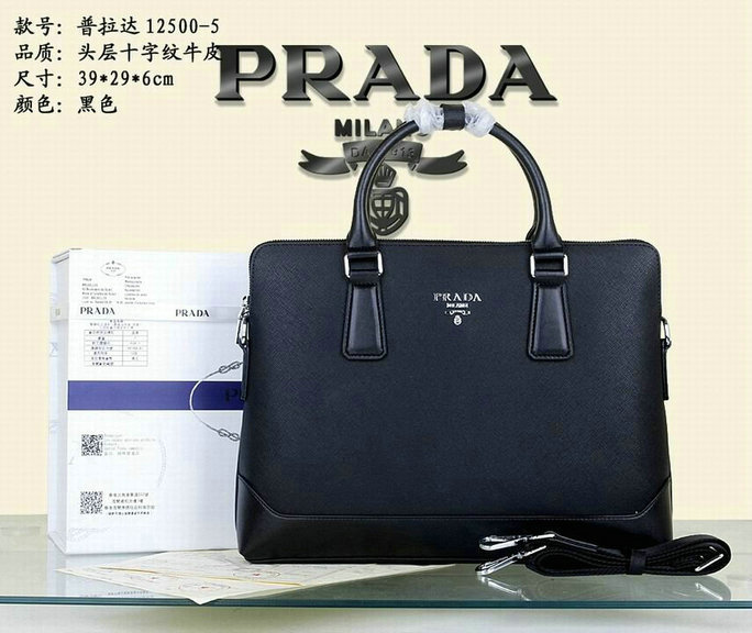 Wholesale Prada Briefcases Mens Bags-038