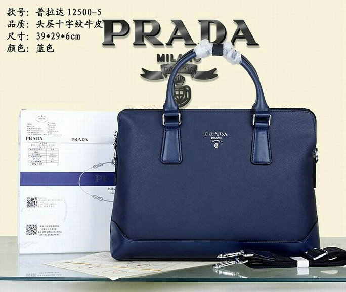 Wholesale Prada Briefcases Mens Bags-039