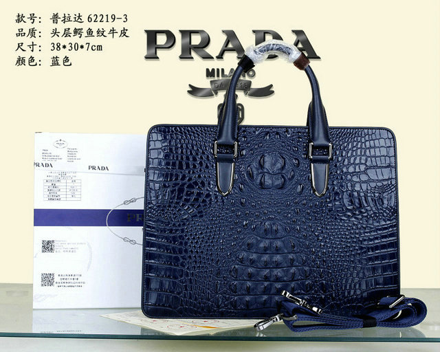 Wholesale Prada Briefcases Mens Bags-042