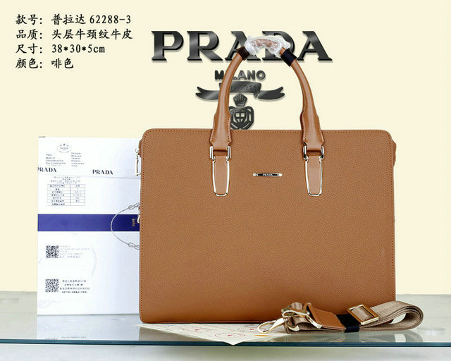 Wholesale Prada Briefcases Mens Bags-045
