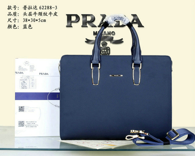 Wholesale Prada Briefcases Mens Bags-046