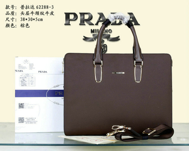 Wholesale Prada Briefcases Mens Bags-047