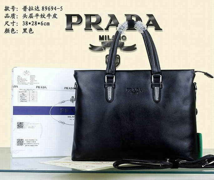 Wholesale Prada Replica Briefcases Bags-048