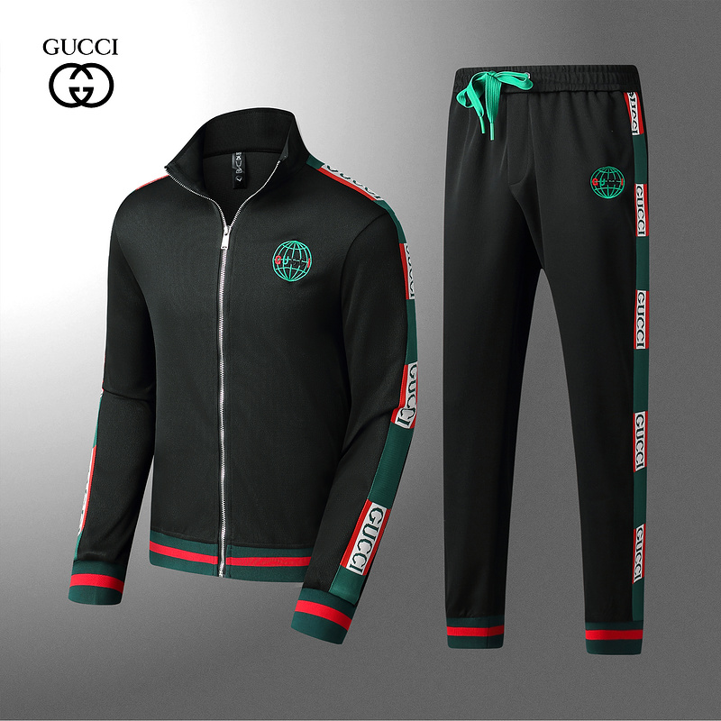 Wholesale Cheap Fashion G ucci men Long Sleeve Tracksuits for Sale