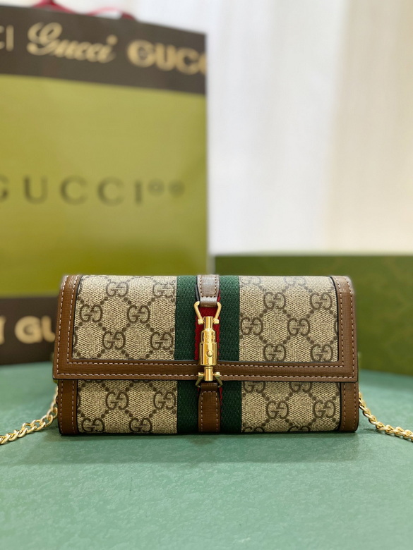 Wholesale Cheap G ucci Jackie 1961 Chain Wallets for Sale