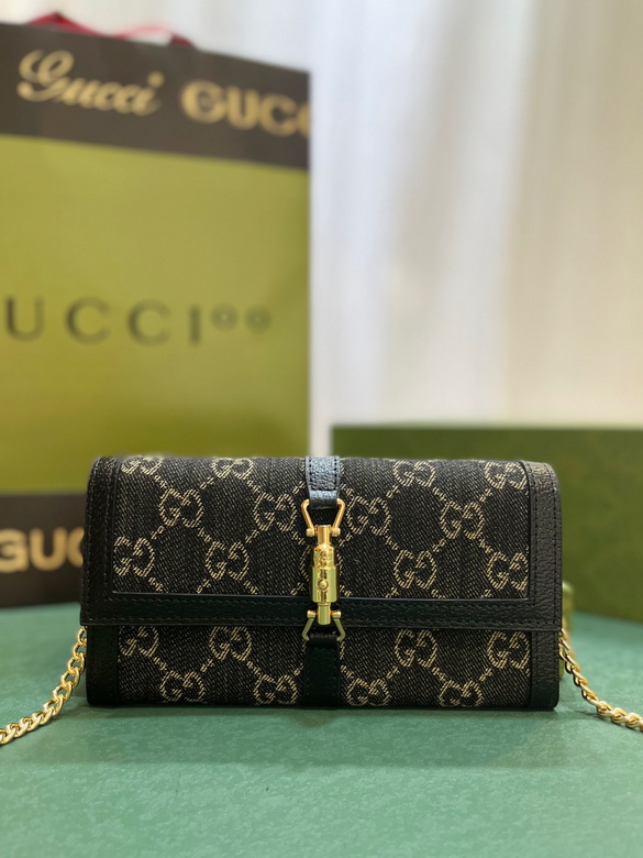 Wholesale Cheap G ucci Jackie 1961 Chain Wallets for Sale