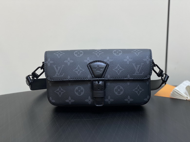 Wholesale Cheap Aaa Louis Vuitton Montsouris Wearable Monogram Eclipse Canvas Bags for Sale
