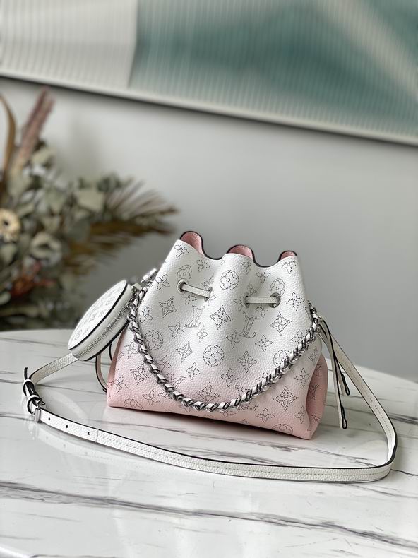 Wholesale Cheap Louis Vuitton Bella Mahina Leather bags for Sale