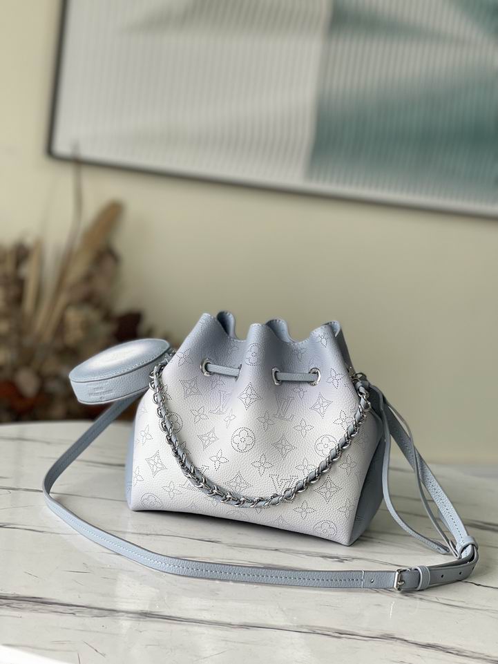 Wholesale Cheap Louis Vuitton Bella Mahina Leather bags for Sale