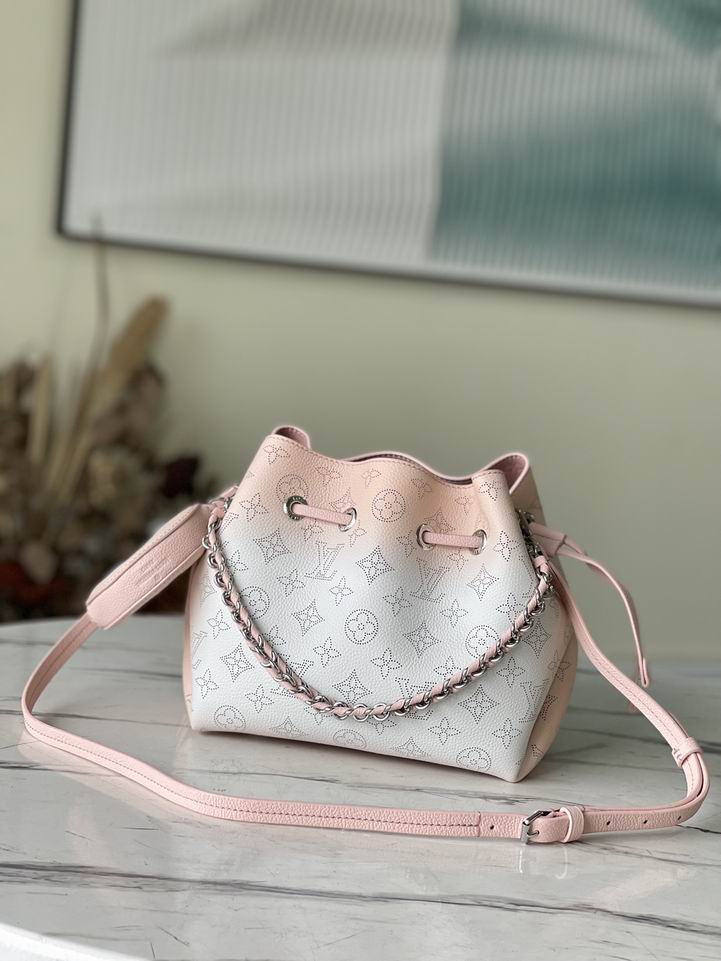 Wholesale Cheap Louis Vuitton Bella Mahina Leather bags for Sale