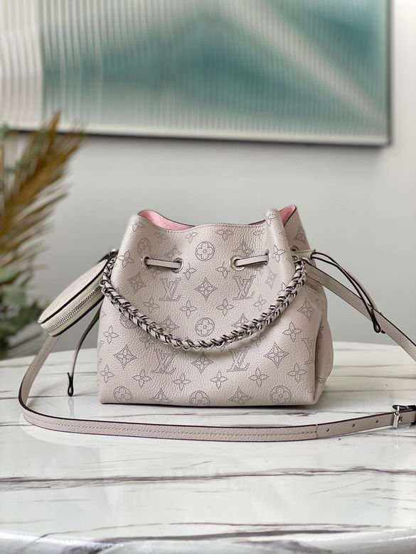 Wholesale Cheap Louis Vuitton Bella Mahina Leather bags for Sale