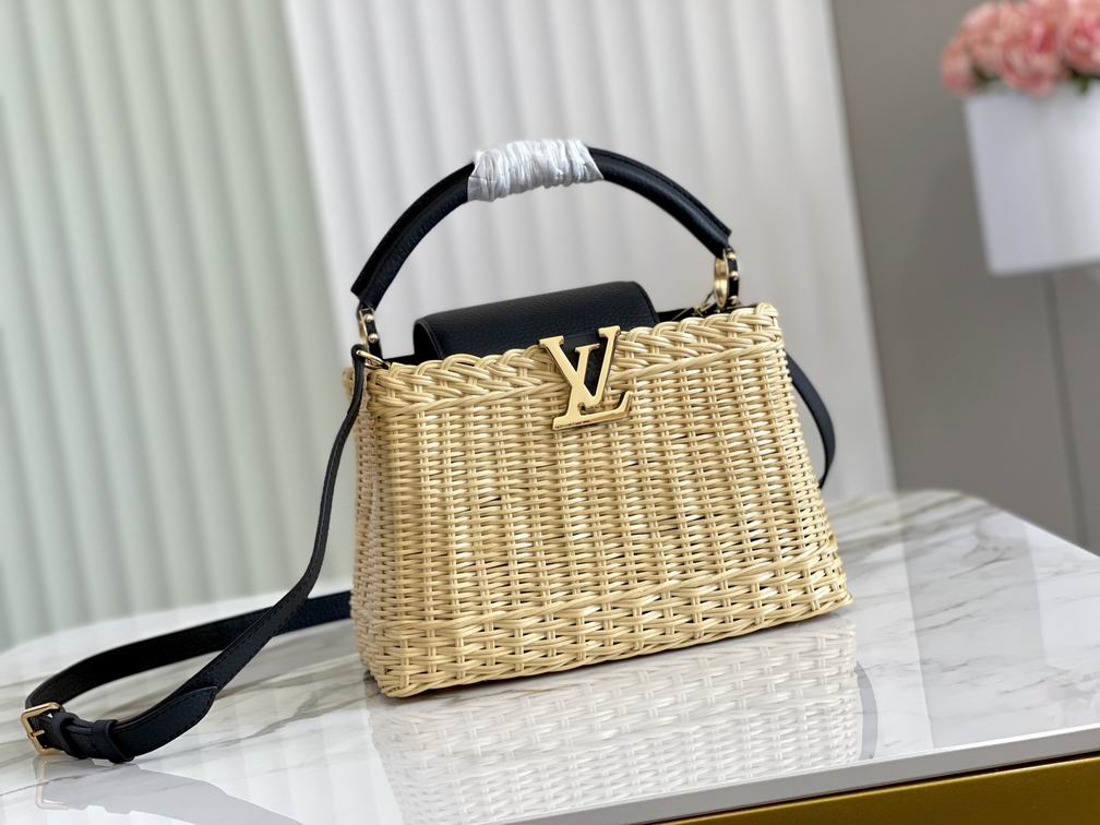 Wholesale Cheap Louis Vuitton replica Capucines Women Tote Shoulder bags for Sale