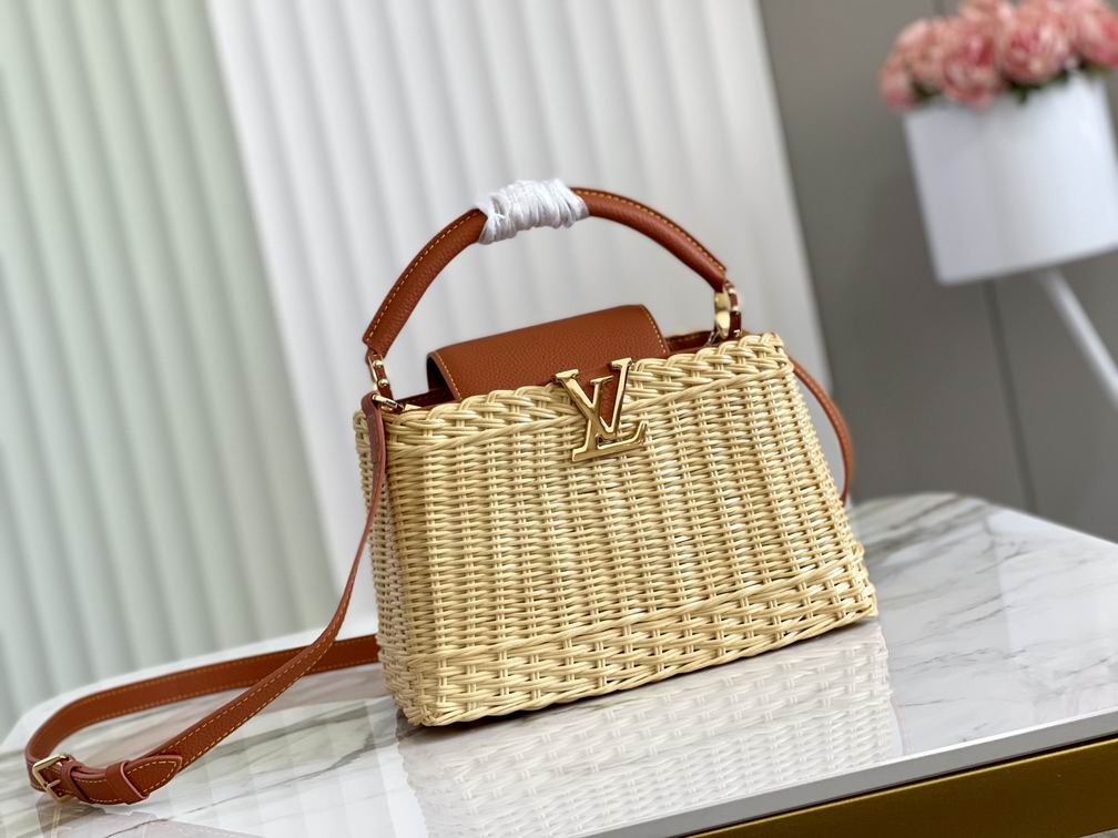 Wholesale Cheap Louis Vuitton replica Capucines Women Tote Shoulder bags for Sale