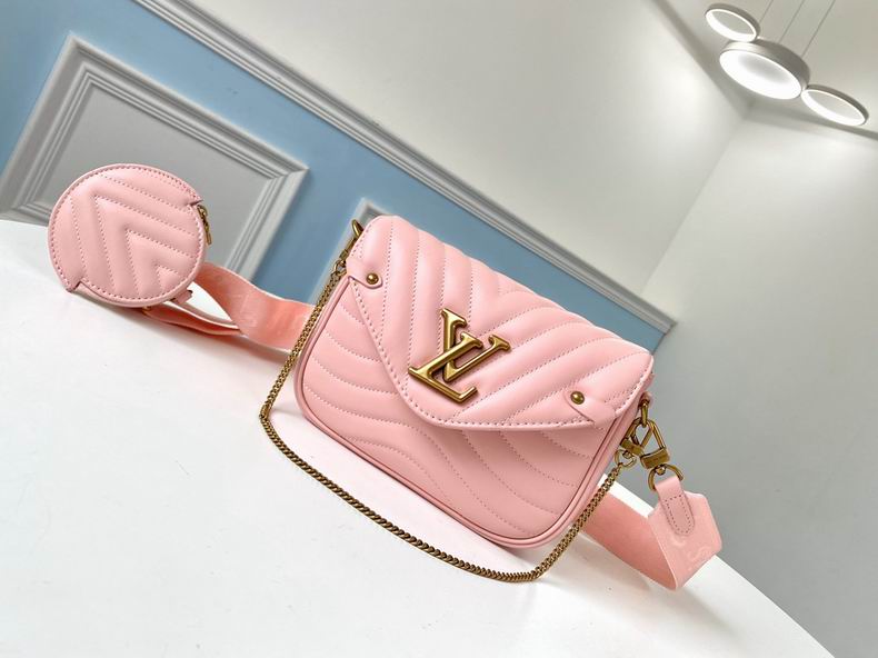 Wholesale Cheap Louis Vuitton New Wave Chain Pochette Bags for Sale