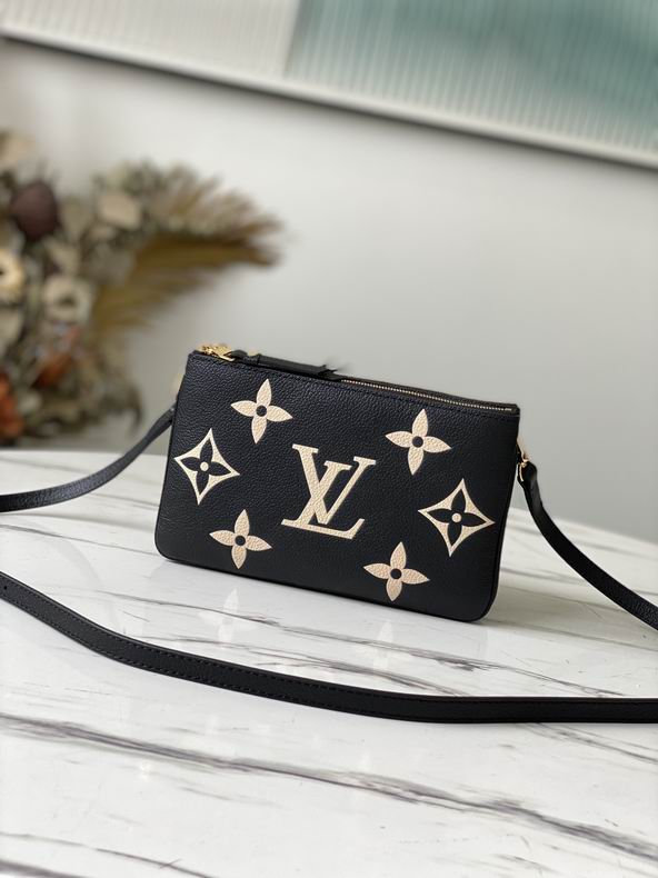 Wholesale Cheap Louis vuitton Double Zip Pochette Bags for Sale