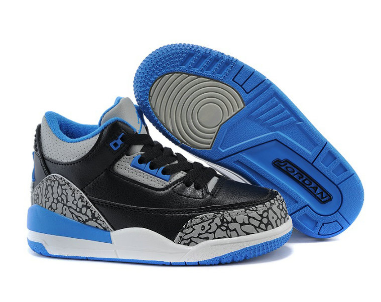 Wholesale Air Jordan III (3) Kids Basketball Shoes-002