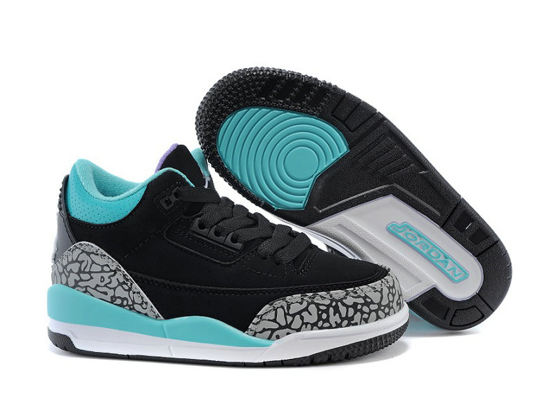 Wholesale Air Jordan III (3) Kids Basketball Shoes-004